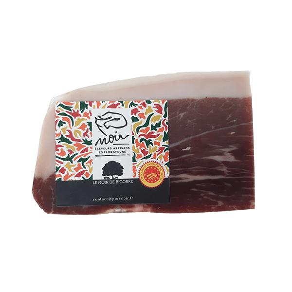 Huitème Jambon porc noir de bigorre aop