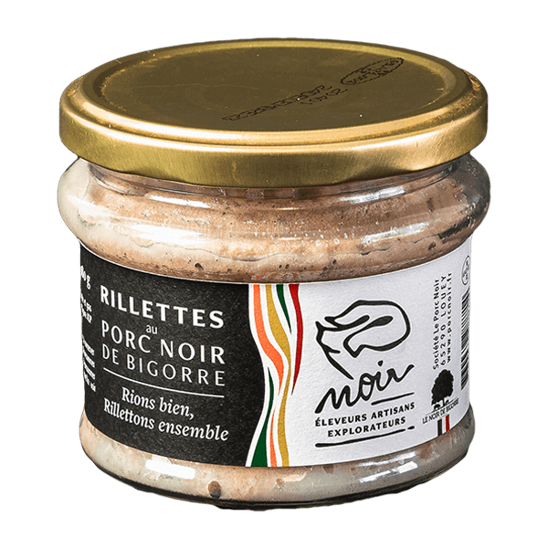 Rillettes de porc noir de bigorre aop